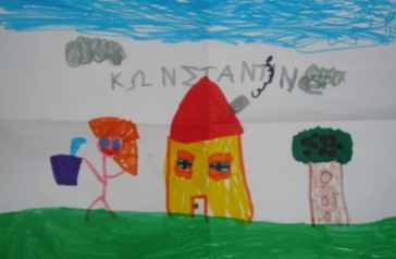 Η ζωγραφιά δώρο για εμάς, από τον μικρό Κωνσταντίνο